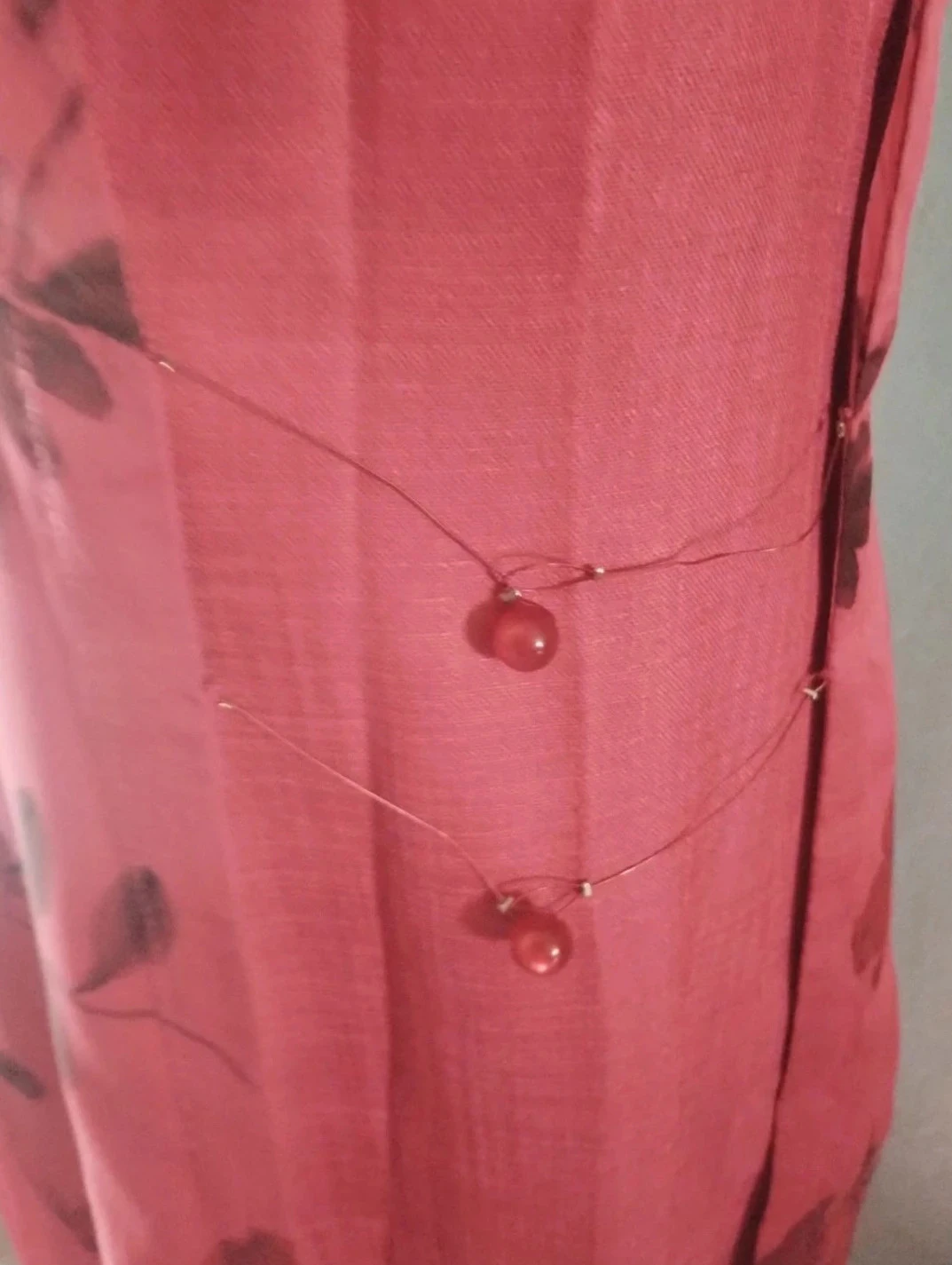 Vestido longo florido, framboesa, Un Jour Ailleurs T38 – photo 3